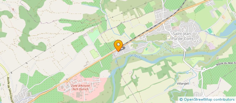 localisation de l'entreprise MONSIEUR ROBERT NUNEZ  ST JEAN-PLA DE CORTS