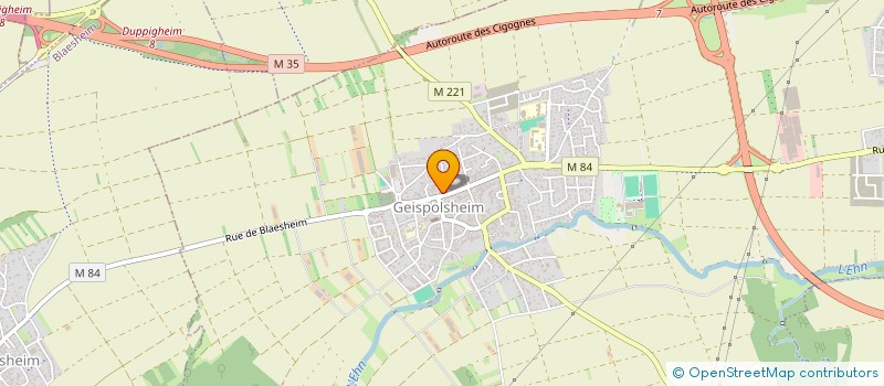 localisation de l'entreprise MONSIEUR ROBERT NUSS  GEISPOLSHEIM