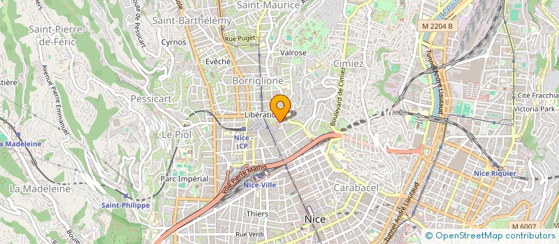 localisation de l'entreprise MONSIEUR ROBERT OPREA  NICE