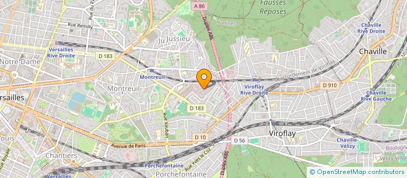 localisation de l'entreprise MONSIEUR ROBERT PAGEARD à VERSAILLES