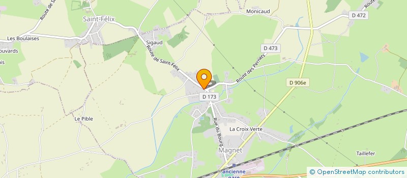 localisation de l'entreprise MONSIEUR ROBERT PAIRE à MAGNET
