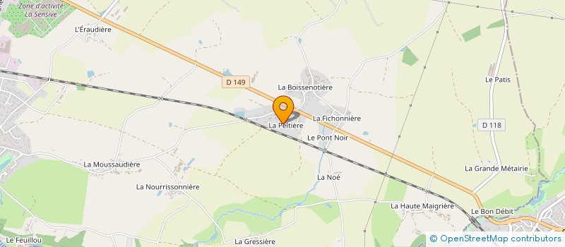 localisation de l'entreprise MONSIEUR ROBERT PAPIN  BOUSSAY