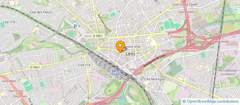 localisation de l'entreprise MONSIEUR ROBERT PARDO  LENS