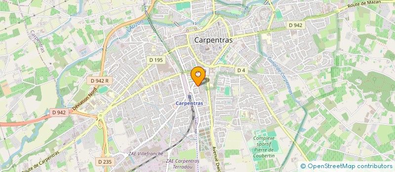 localisation de l'entreprise MONSIEUR ROBERT PASCAL à CARPENTRAS