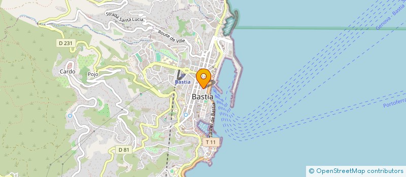 localisation de l'entreprise MONSIEUR ROBERT PASQUALINI à BASTIA