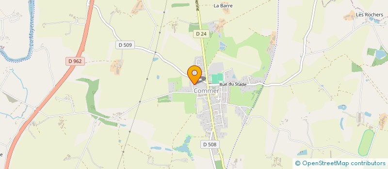 localisation de l'entreprise MONSIEUR ROBERT PAVARD  COMMER