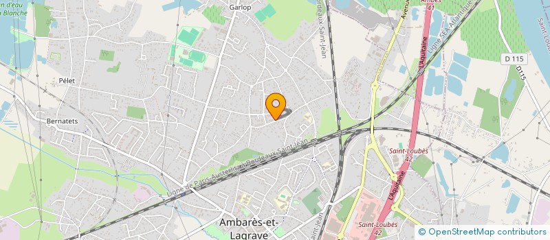 localisation de l'entreprise MONSIEUR ROBERT PAVEL  AMBARES-ET-LAGRAVE