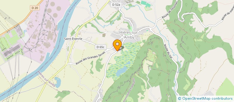 localisation de l'entreprise MONSIEUR ROBERT PEJU  HIERES-SUR-AMBY