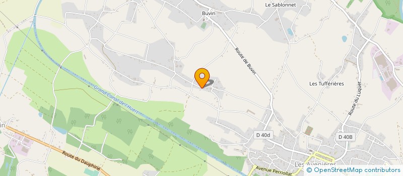 localisation de l'entreprise MONSIEUR ROBERT PELISSON  LES AVENIERES VEYRINS-THUELLIN