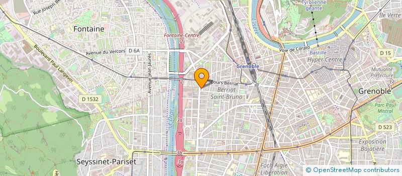 localisation de l'entreprise MONSIEUR ROBERT PERNET à GRENOBLE