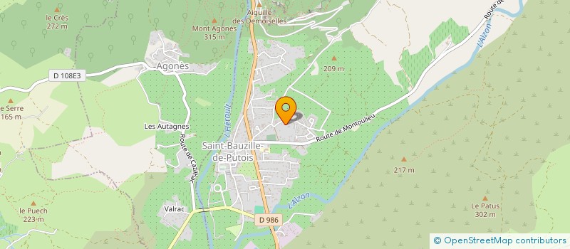 localisation de l'entreprise MONSIEUR ROBERT PERRIER  SAINT-BAUZILLE-DE-PUTOIS