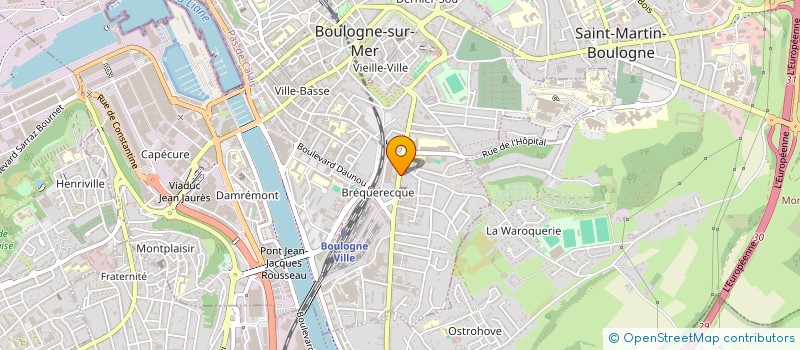 localisation de l'entreprise MONSIEUR ROBERT PERRON  BOULOGNE-SUR-MER