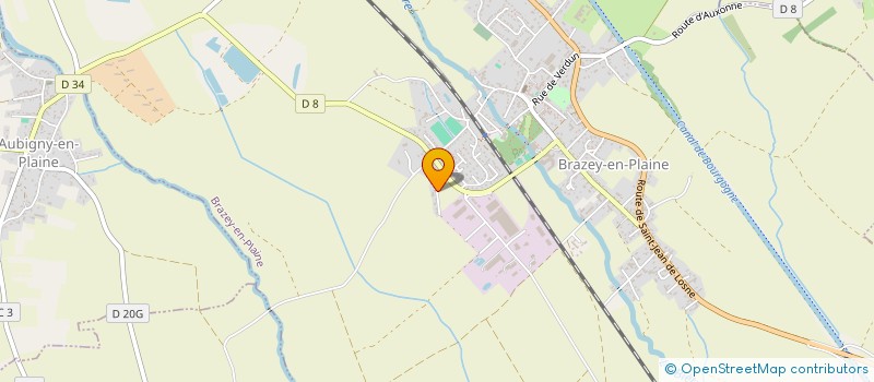 localisation de l'entreprise MONSIEUR ROBERT PERSONNIER  BRAZEY-EN-PLAINE