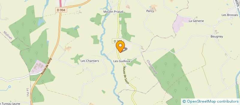 localisation de l'entreprise MONSIEUR ROBERT PESSOT  MOLINET