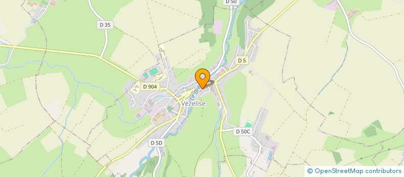 localisation de l'entreprise MONSIEUR ROBERT PETITJEAN  VEZELISE