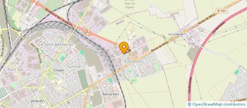 localisation de l'entreprise MONSIEUR ROBERT PETROSYAN  REIMS