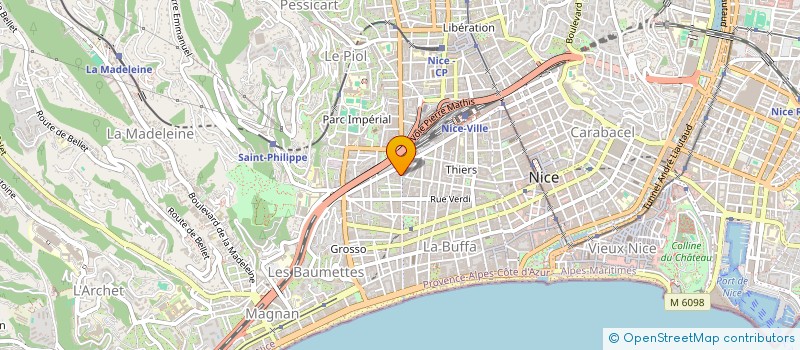 localisation de l'entreprise MONSIEUR ROBERT PETTERSEN à NICE