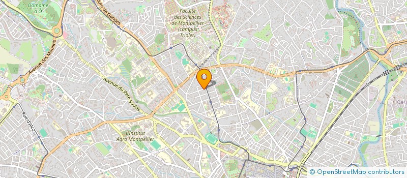 localisation de l'entreprise MONSIEUR ROBERT PEYRAT à MONTPELLIER