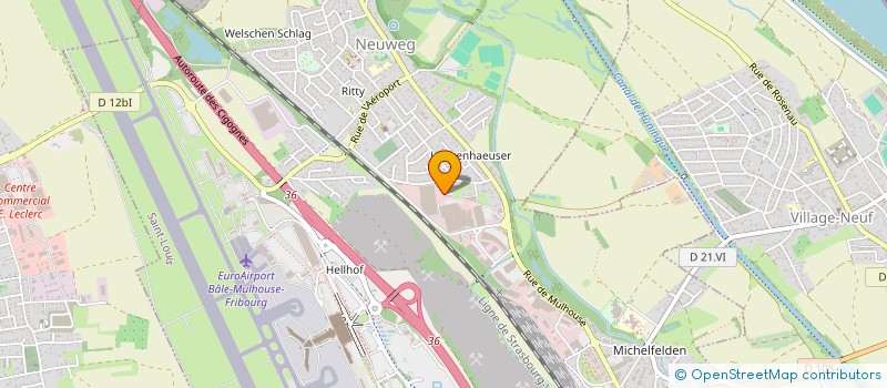 localisation de l'entreprise MONSIEUR ROBERT PFEIFFER  SAINT-LOUIS