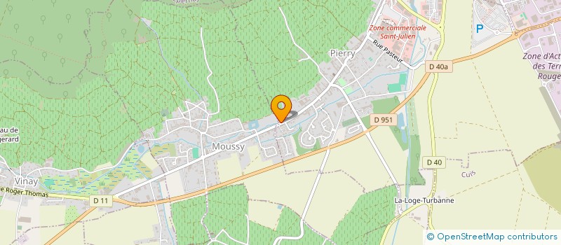 localisation de l'entreprise MONSIEUR ROBERT PICART  PIERRY