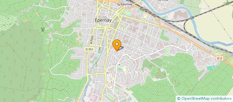 localisation de l'entreprise MONSIEUR ROBERT PIERRET  EPERNAY