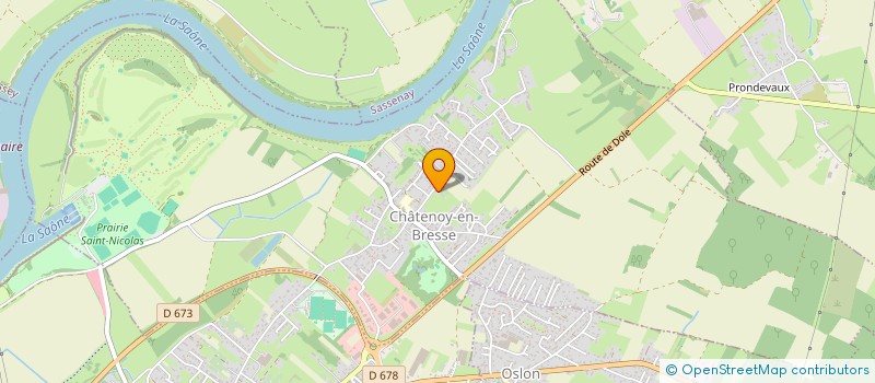 localisation de l'entreprise MONSIEUR ROBERT PIFFAUT  CHATENOY-EN-BRESSE