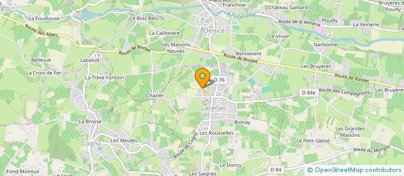 localisation de l'entreprise MONSIEUR ROBERT PIGUET à DENICE