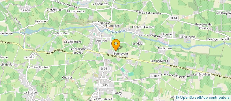 localisation de l'entreprise MONSIEUR ROBERT PINET à DENICE