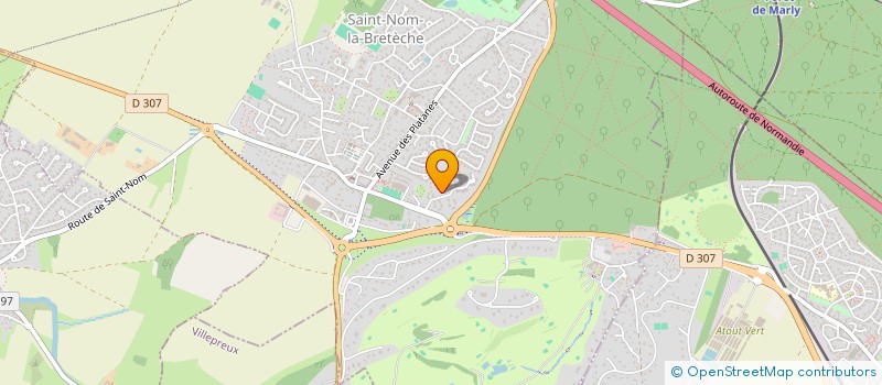 localisation de l'entreprise MONSIEUR ROBERT PINKOSZ  SAINT-NOM-LA-BRETECHE