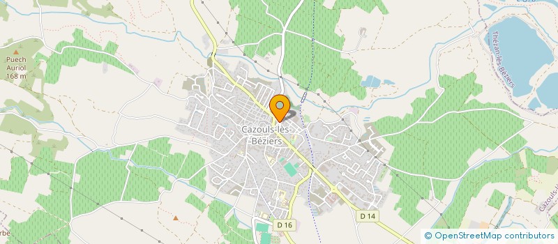 localisation de l'entreprise MONSIEUR ROBERT PINOL  CAZOULS-LES-BEZIERS