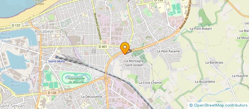 localisation de l'entreprise MONSIEUR ROBERT PINSARD  SAINT-MALO