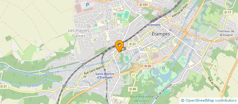 localisation de l'entreprise MONSIEUR ROBERT PIQUERET  ETAMPES