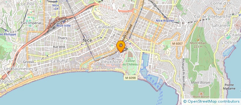 localisation de l'entreprise MONSIEUR ROBERT PISTOLESI à NICE