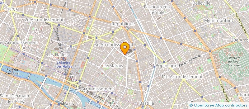 localisation de l'entreprise MONSIEUR ROBERT PIZZIMENTI  PARIS