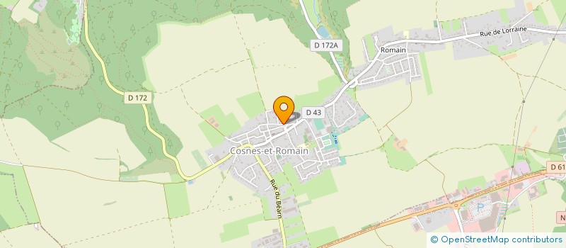 localisation de l'entreprise MONSIEUR ROBERT POIVEY  COSNES-ET-ROMAIN