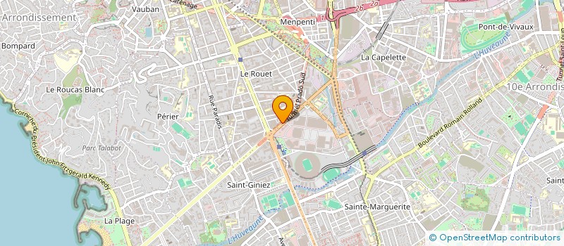 localisation de l'entreprise MONSIEUR ROBERT POLGUER à MARSEILLE