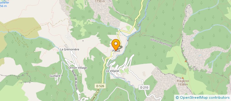 localisation de l'entreprise MONSIEUR ROBERT POLLIER  LES DEUX ALPES