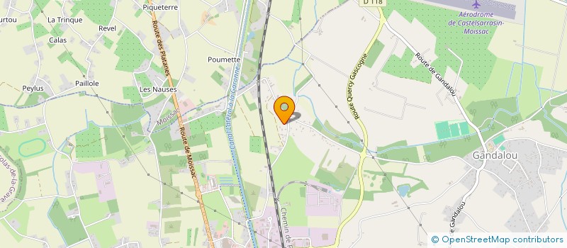 localisation de l'entreprise MONSIEUR ROBERT PONCHARREAU  CASTELSARRASIN