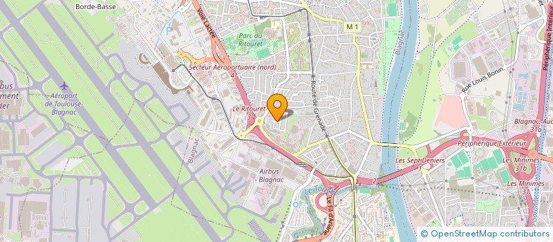 localisation de l'entreprise MONSIEUR ROBERT PRADALIER à BLAGNAC