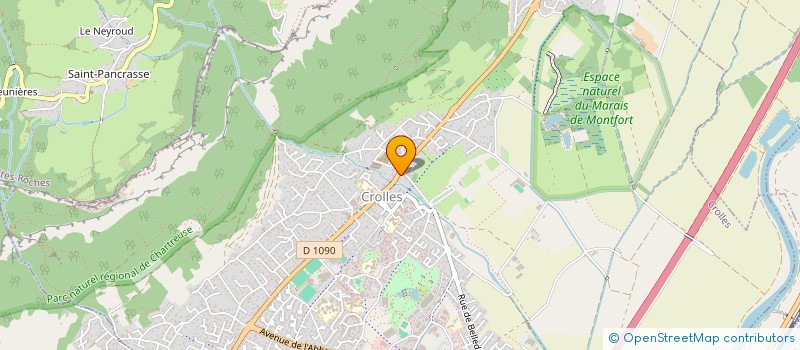 localisation de l'entreprise MONSIEUR ROBERT PRATS  CROLLES