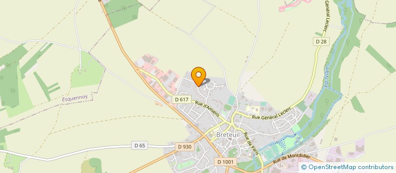 localisation de l'entreprise MONSIEUR ROBERT PROMAYRAT à BRETEUIL