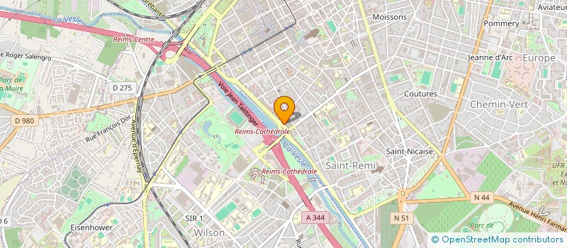 localisation de l'entreprise MONSIEUR ROBERT QUENTIN  REIMS
