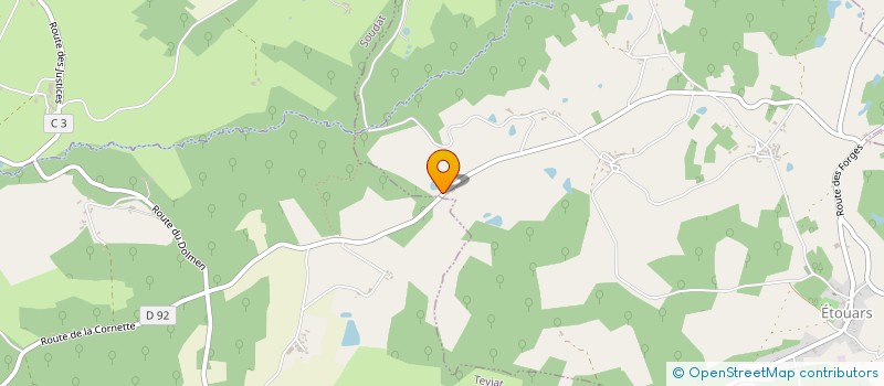 localisation de l'entreprise MONSIEUR ROBERT QUICHAUD à PIEGUT-PLUVIERS