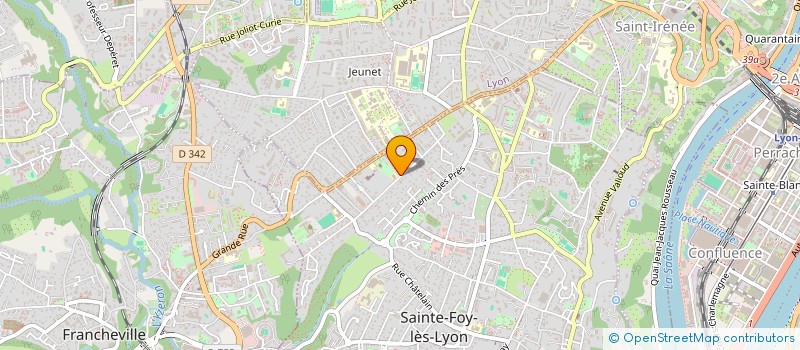 localisation de l'entreprise MONSIEUR ROBERT RABILLOUD à SAINTE-FOY-LES-LYON