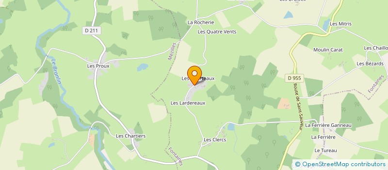 localisation de l'entreprise MONSIEUR ROBERT RAGON  FONTAINES