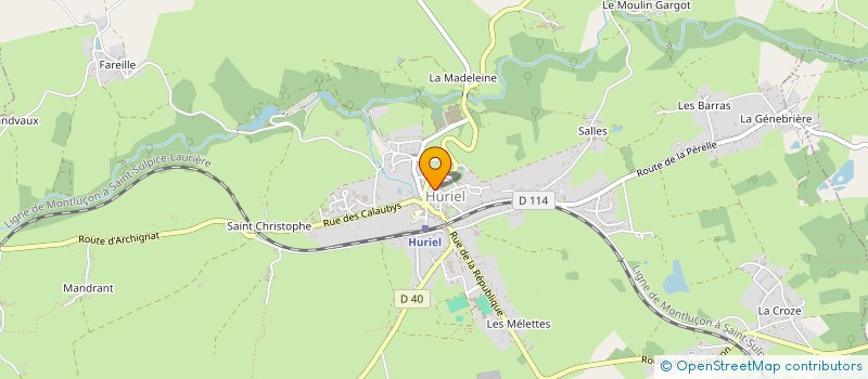 localisation de l'entreprise MONSIEUR ROBERT RAMBEAU à LA CHAPELAUDE