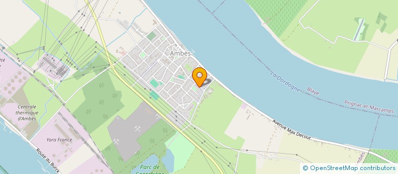 localisation de l'entreprise MONSIEUR ROBERT RAMOS  AMBES