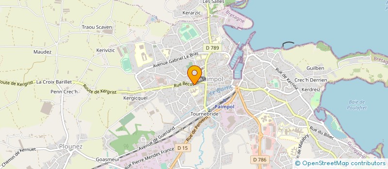 localisation de l'entreprise MONSIEUR ROBERT RAOULT  PAIMPOL