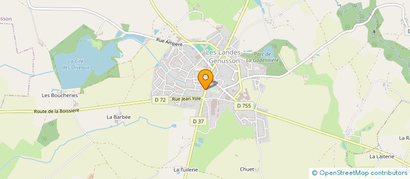 localisation de l'entreprise MONSIEUR ROBERT RAPPAILLES  LES LANDES-GENUSSON