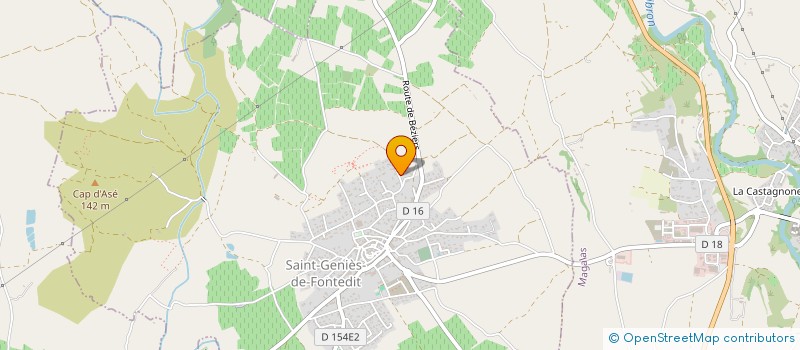 localisation de l'entreprise MONSIEUR ROBERT RASSIER  SAINT-GENIES-DE-FONTEDIT